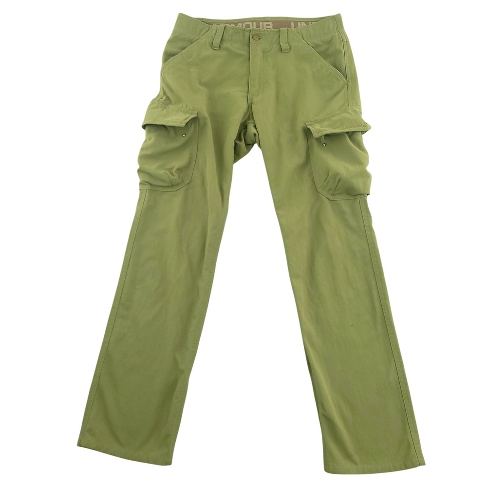 Under Armour Grit Cargo Pants Mens 30x32 Green Outdoor Hiking Workwear